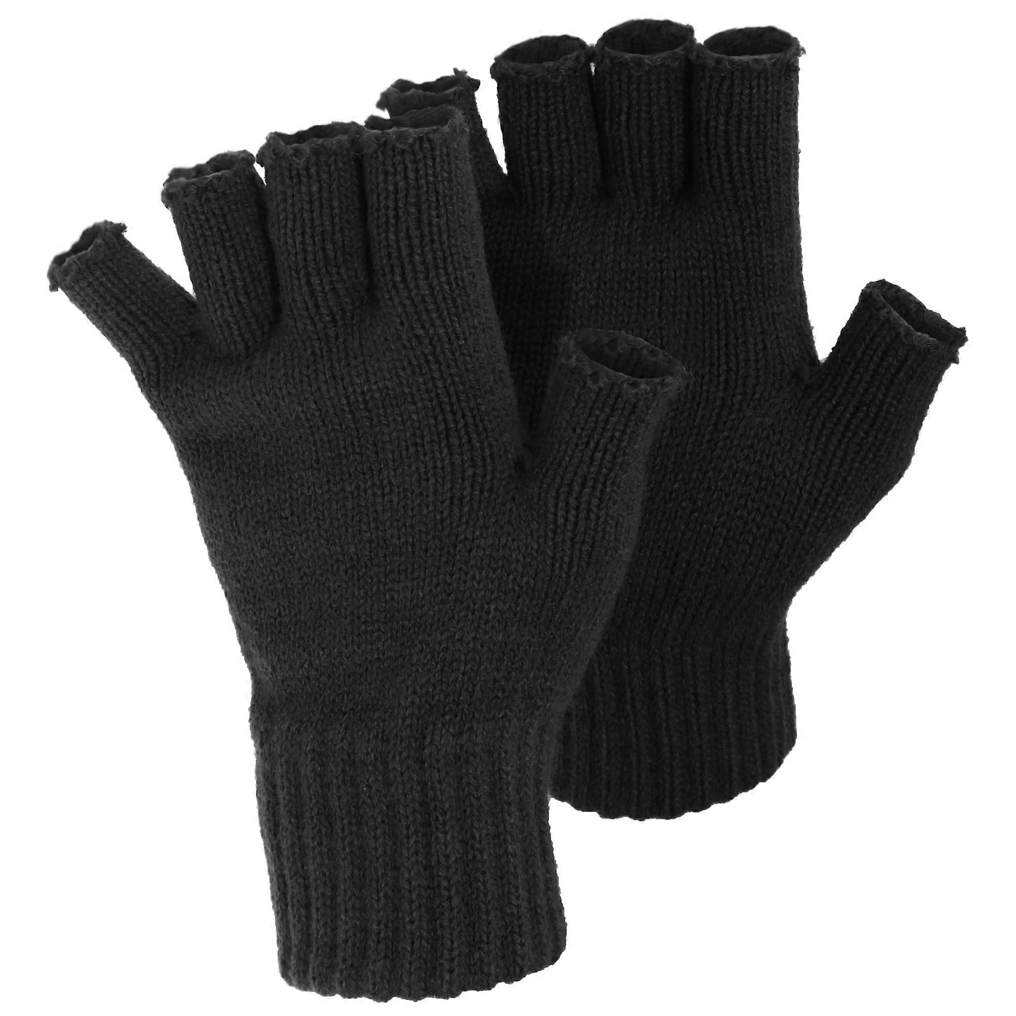 Winter Fingerless Gloves For Outdoor Activities One Size
