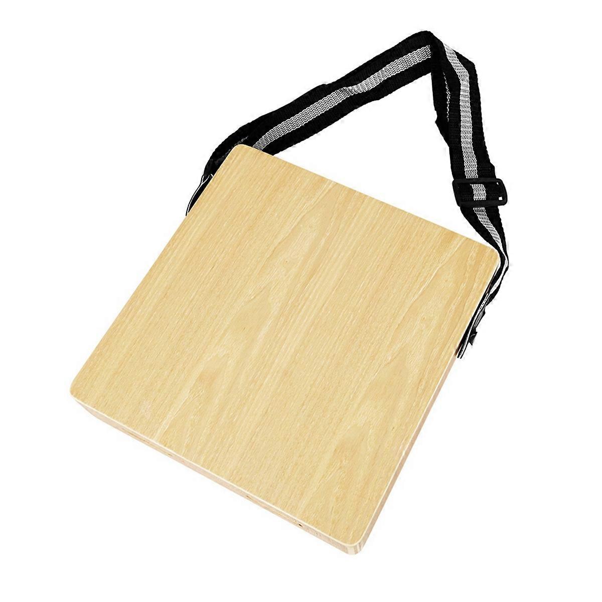 Portable Travel Wooden Box Drum, for Kids and Adults, Cajon Hand Drum