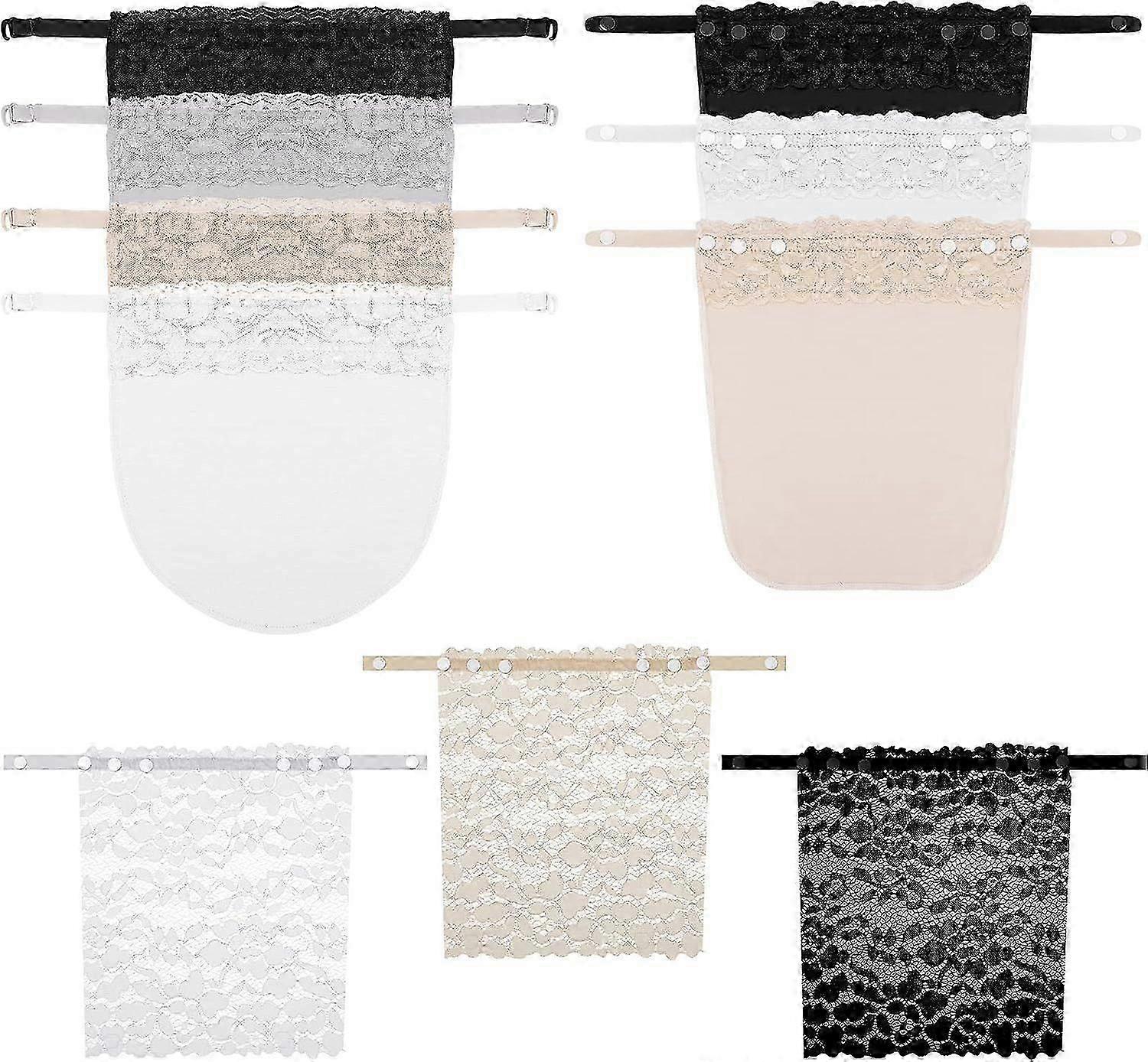 10 Pieces Lady Clip-on Mock Camisole Bra Insert Overlay Vest