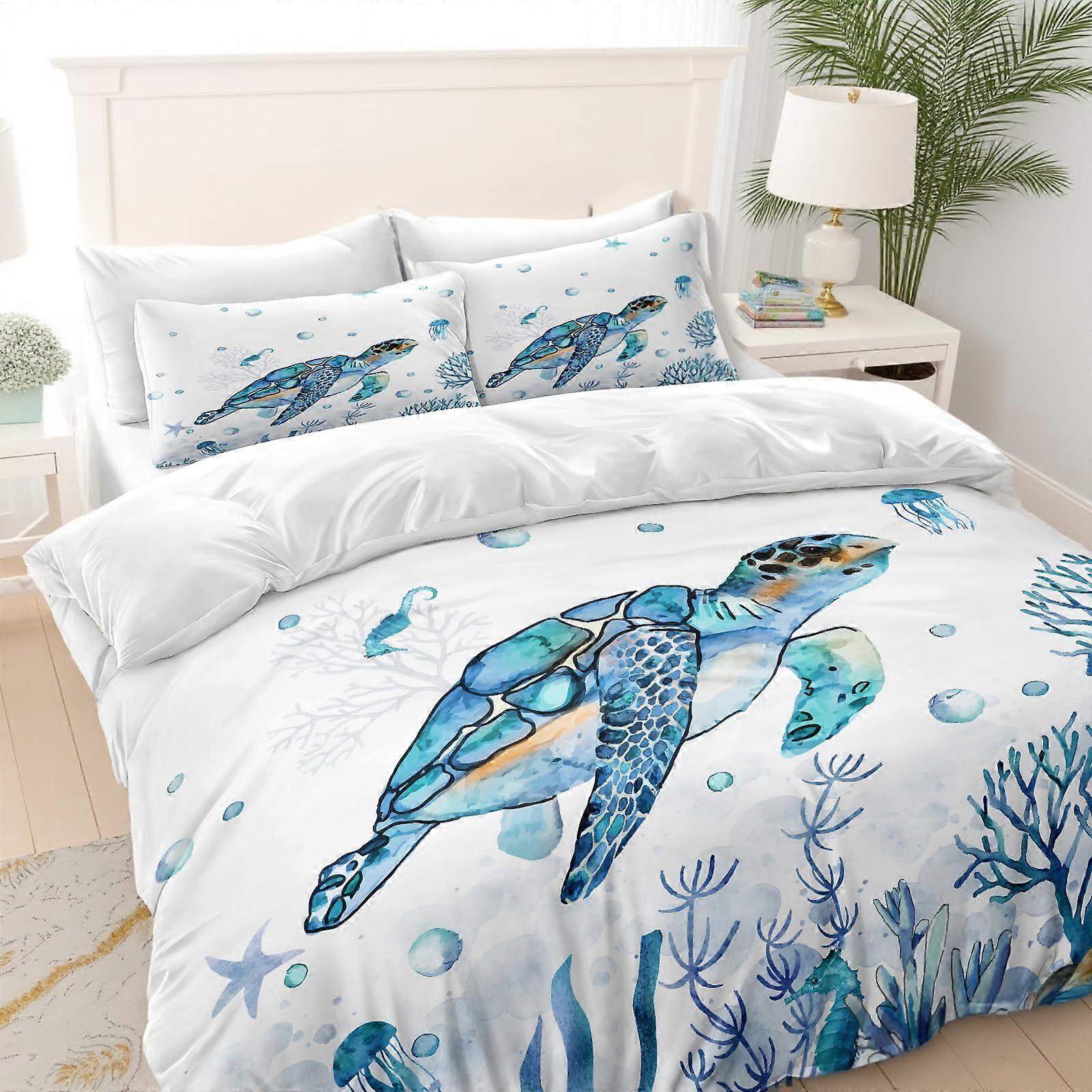 Ocean Theme Comforter Set for Queen Size Bedding