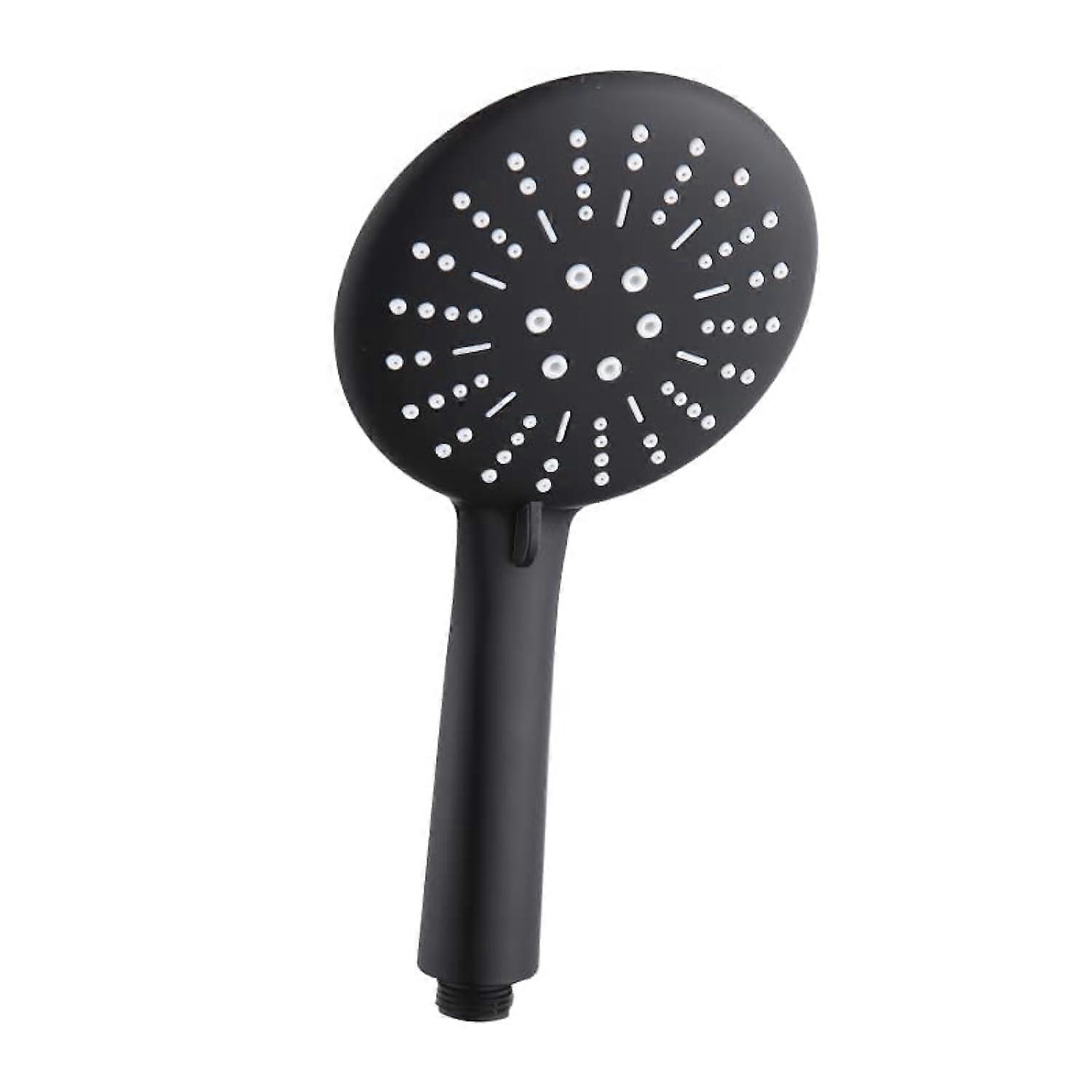 High-Pressure Handheld Shower Head Matte Black With Spray Mode, G1/2 Compatible, Shower Kit