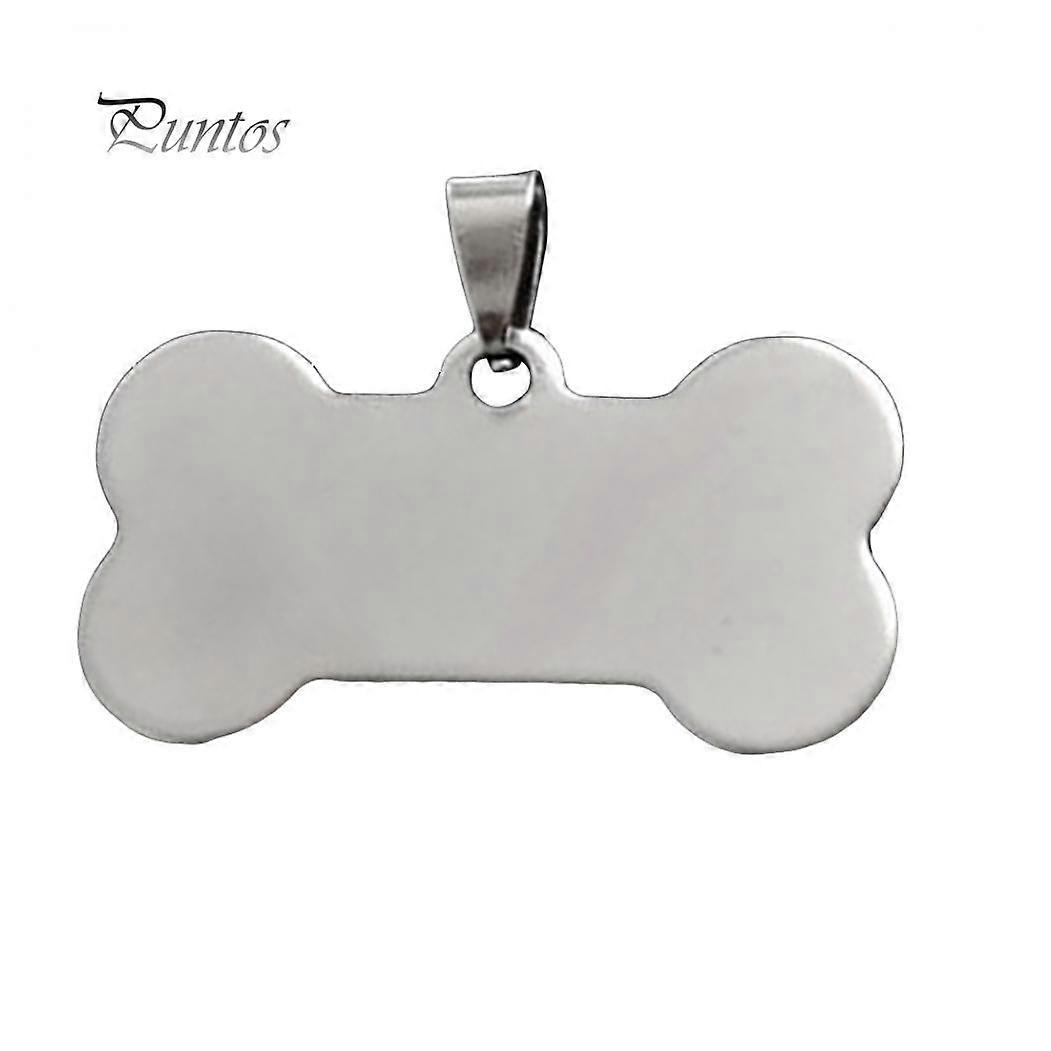 Engraved Pet ID Name Blank Bone Tag