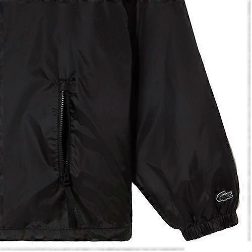 Lacoste Mens Hooded Quilted Cropped Padded Jacket