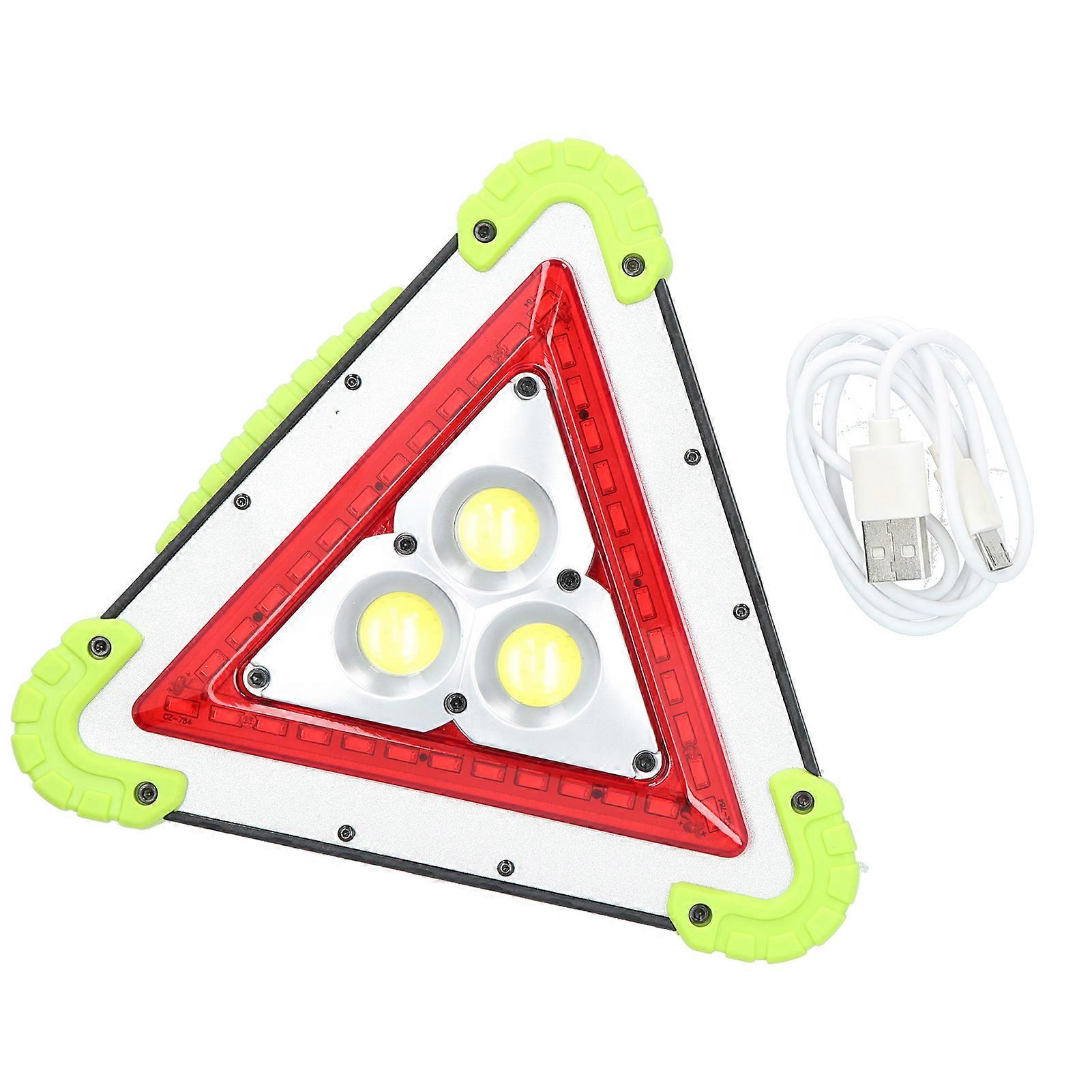 Multi Functional COB Working Light Triangular USB Charging LED Lamp Power Bank for Outdoor Camping Tent