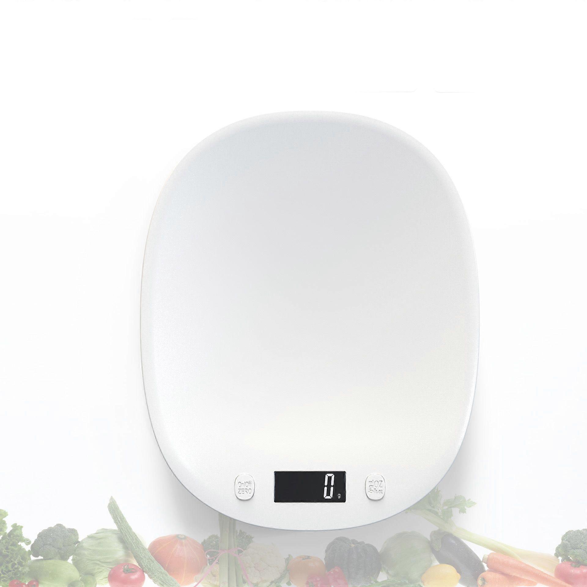 Kitchen Scale, Tare, Liquid Conversions, Integrated Handle, 5 kg Capacity, Macaroon, Meringue
