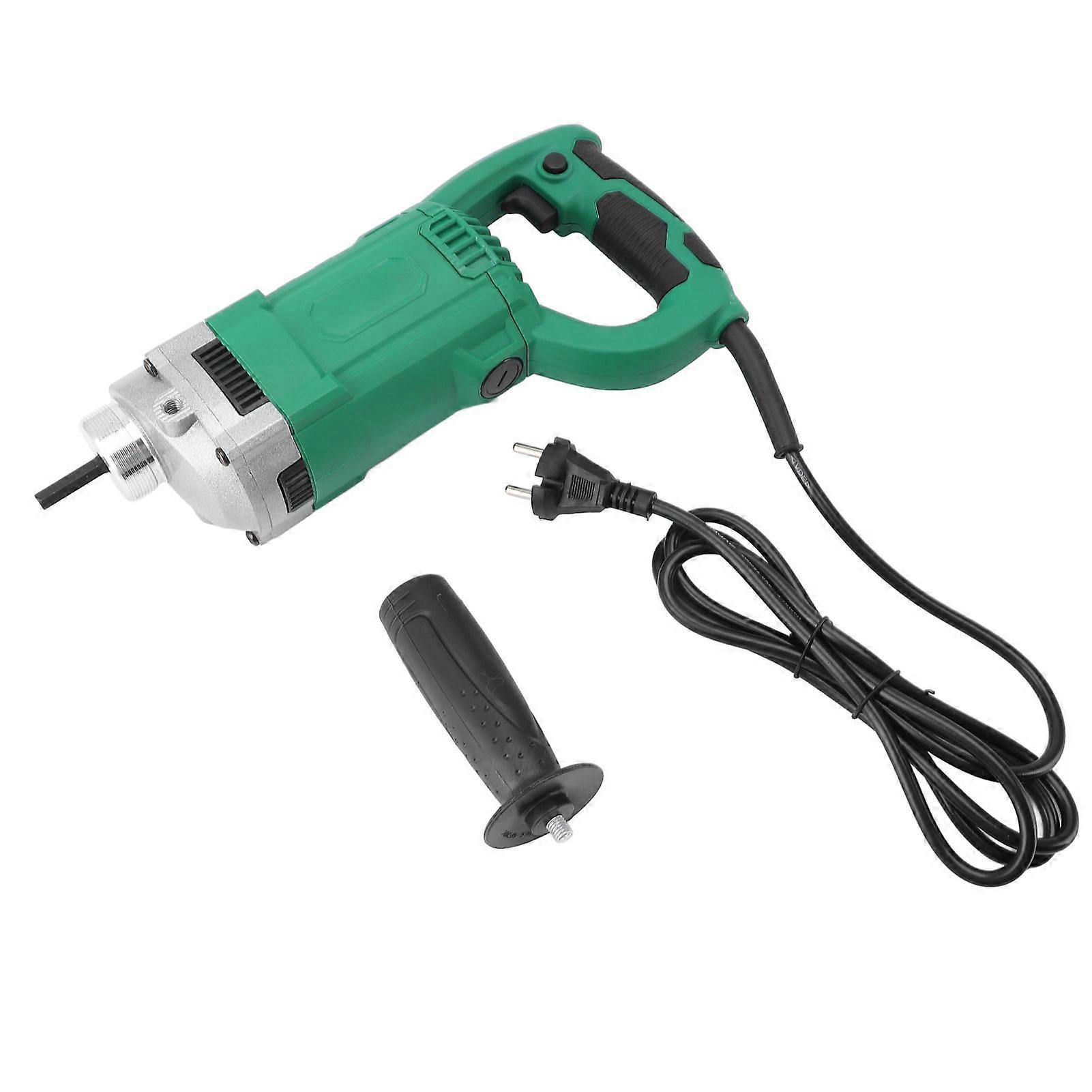 Vibrator with Lock Switch Button 5000RPM Sides Heat Dissipation Window Handheld Electric Concrete Vibrating Tool