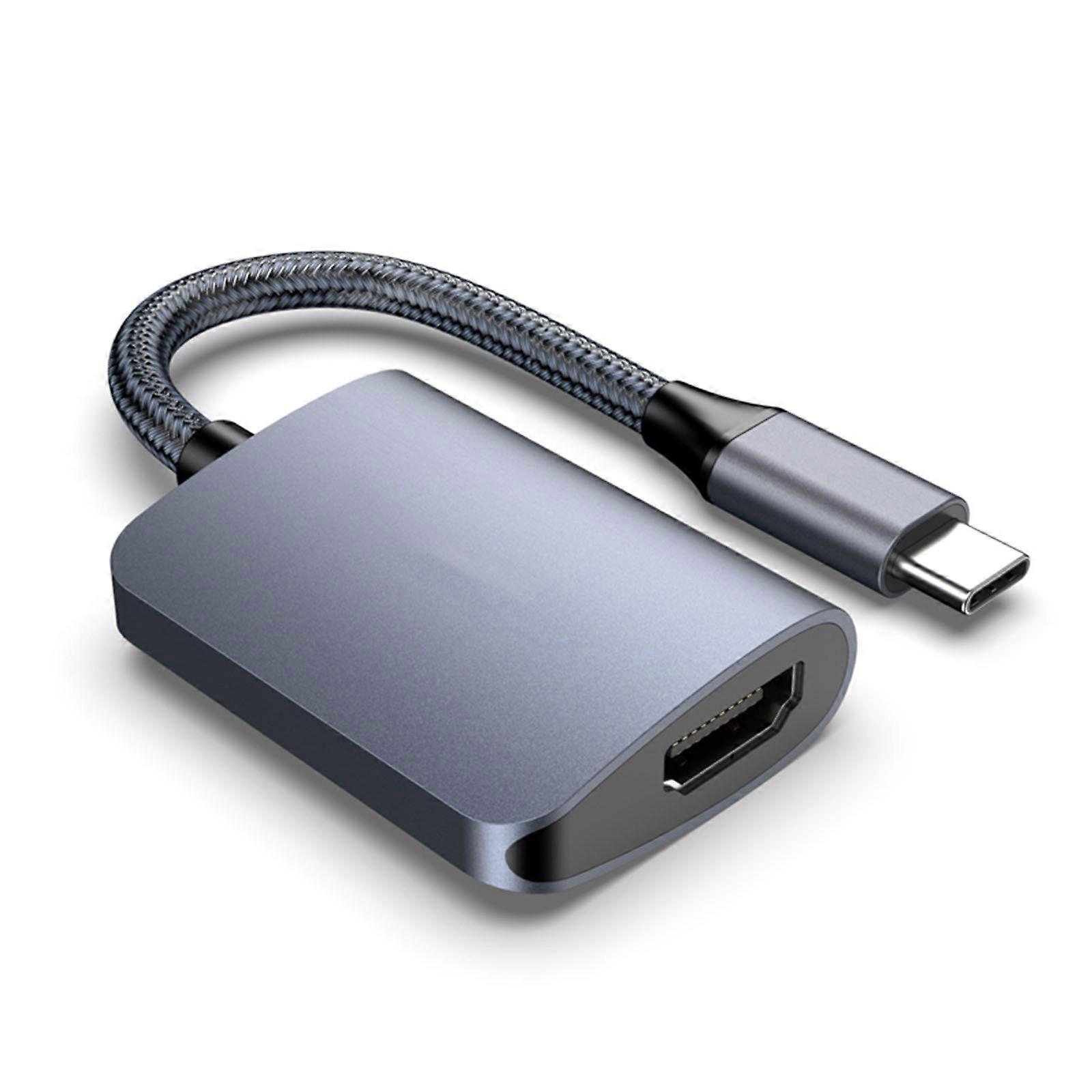 Taşınabilir USB C - HDMI- Adaptör 4K 30HZ USB-C Adaptörü Alüminyum USB C Adaptörü