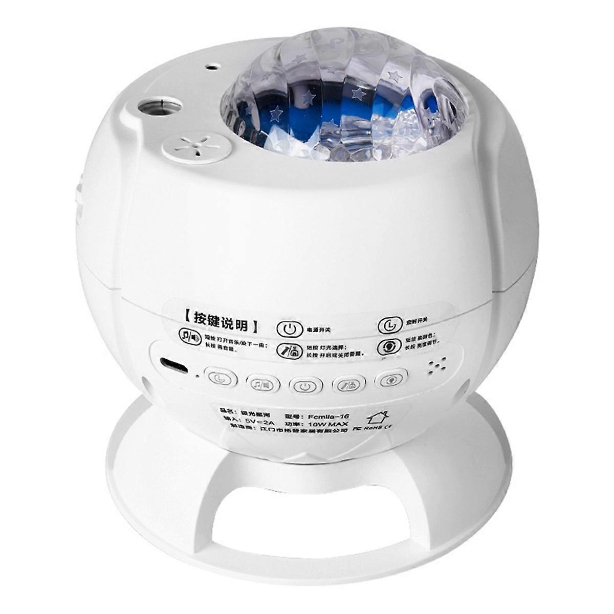 Starry Projection Lamp Rechargeable Night Light Overhead Romantic Bedside Atmosphere Bedroom Gift
