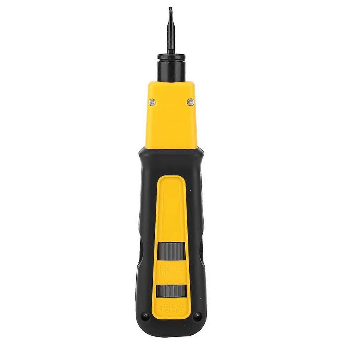 Punch Down Tool Steel Plastic Handle Wire Cutter Wire Crimping Tool