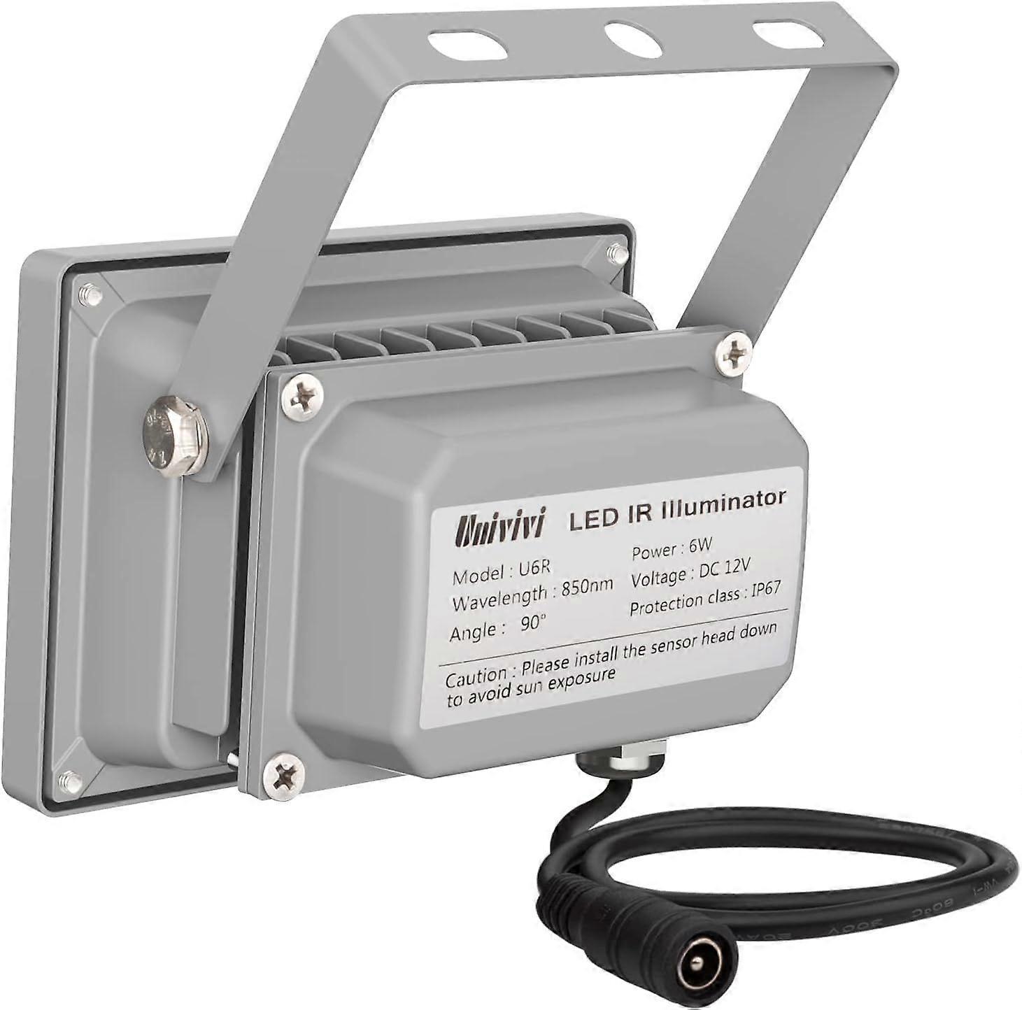 IRBP15 - ILLUMINATORE FARO LED NOTTURNO INFRAROSSI IR 50 METRI DA ESTERNO IP66 PER TELECAMERE 850NM IRBP15 - ILLUMINATORE FARO LED NOTTURNO INFRAROSSI IR 50 METRI DA ESTERNO IP66 PER TELECAMERE 850NM