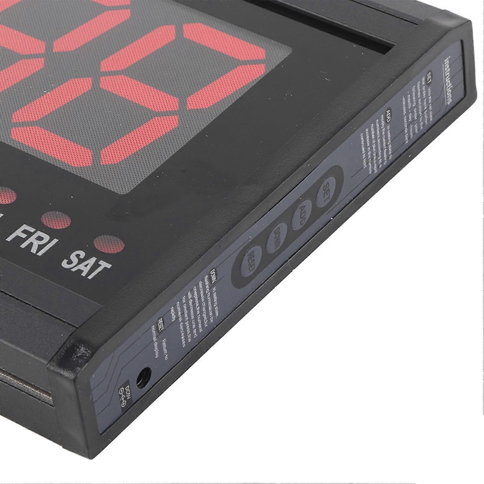 Digital Wall Clock LED Time Calendar Temperature Desk Table Clocks Home Supplies