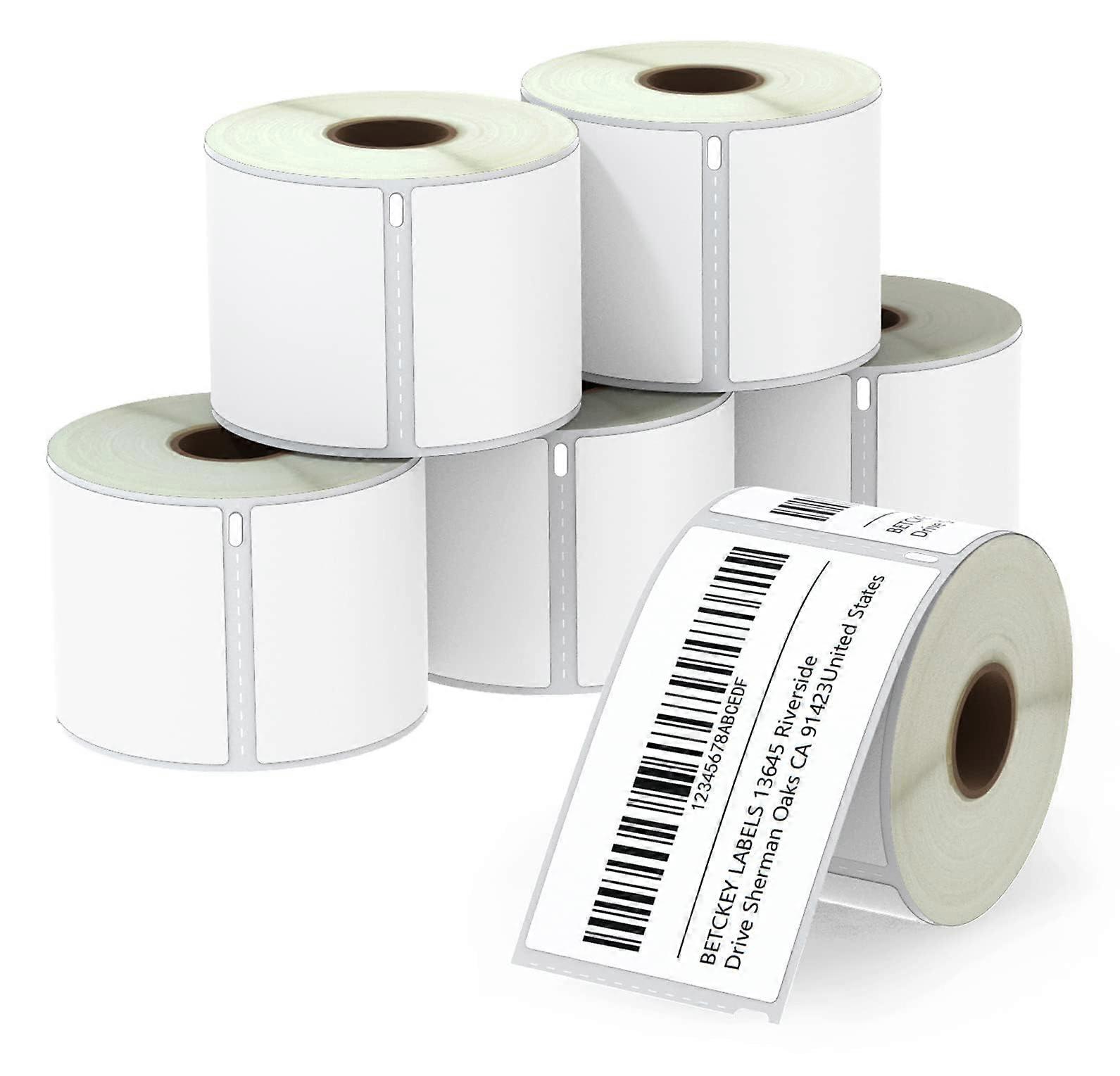 Compatible DYMO 30256 (25/16' x 4') Shipping Labels, Perforated, Compatible with Printers 6 Rolls