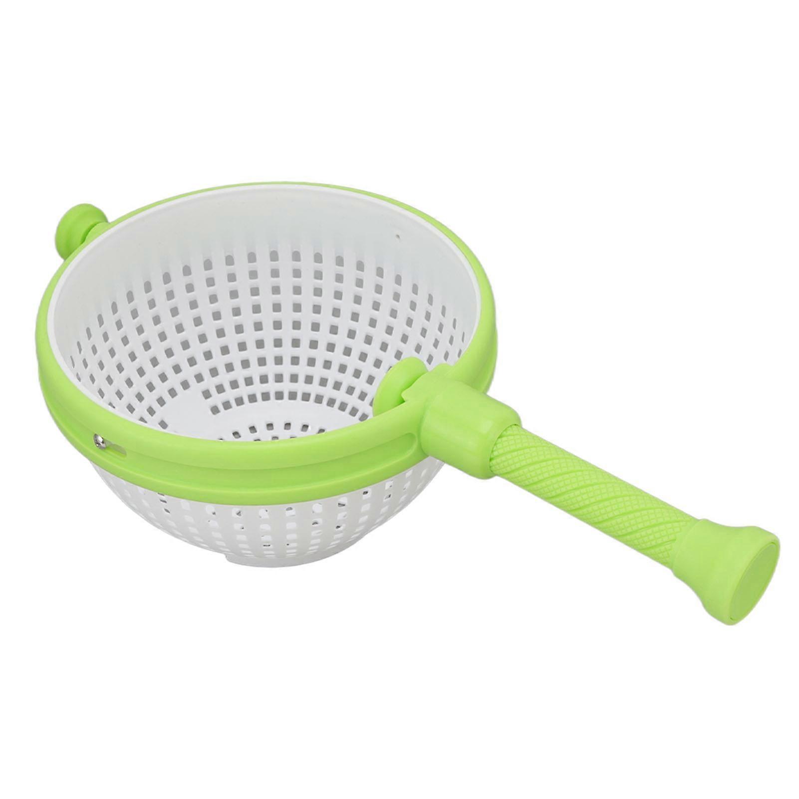 Spinning Colander Plastic Large Capacity Multifunction Salad Spinner for Kitchen Home