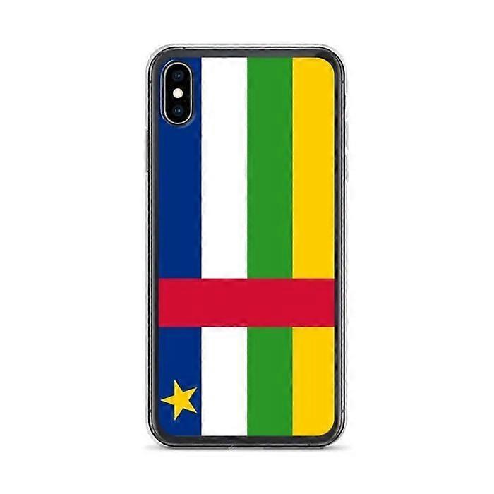 iPhone Case - Multicolor - Central African Republic Flag - Flexible - TPU - Vertical