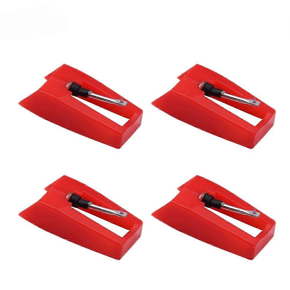 4Pcs Record Player Needles Turntable Replacement Stylus Needles for Vinyl Record Player