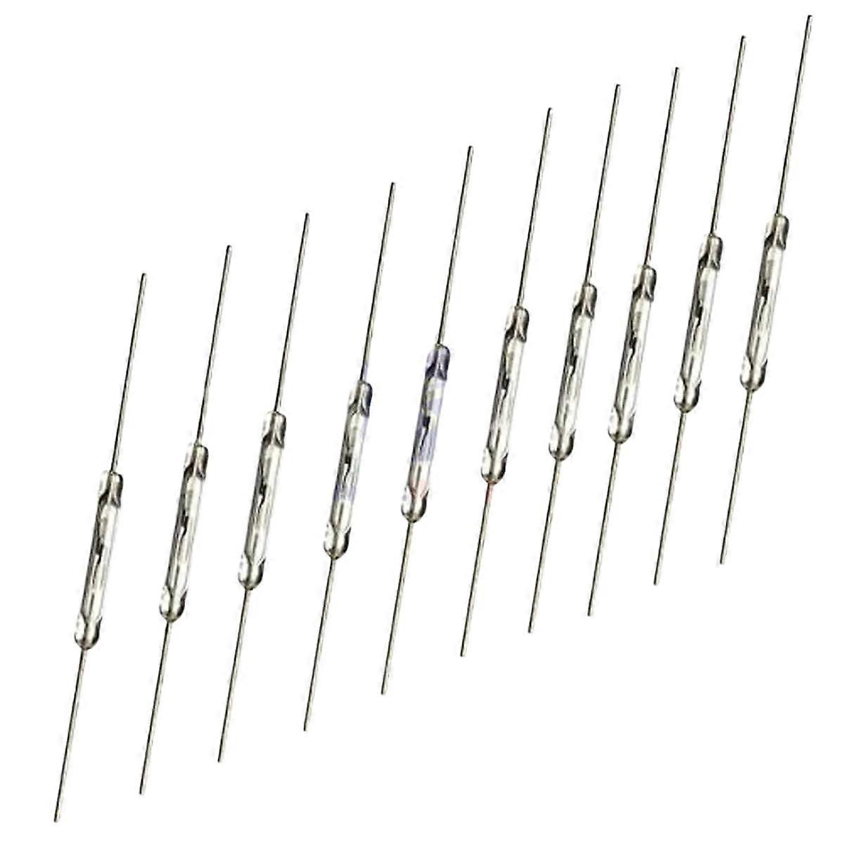 Reed Switch 2x14mm, 10Pcs Lot, Normally Open (NO), Induction Magnetic Switch, Arduino Compatible