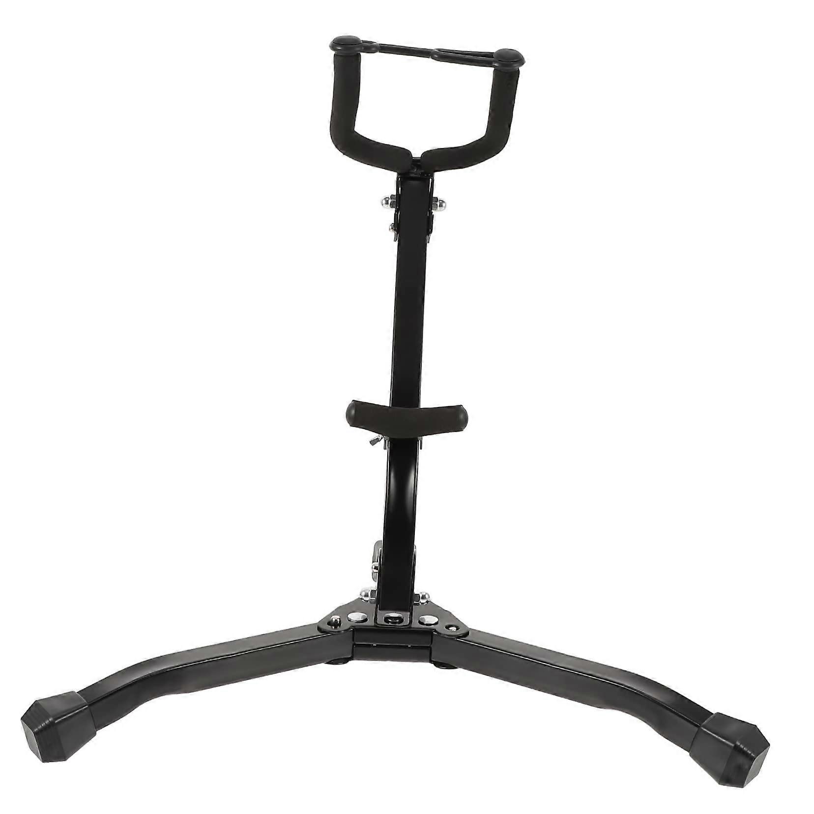 Saxophone Holder Stand Bracket - Foldable Portable Saxophone Rack Adjustable Height for Alto Tenor Saxophones