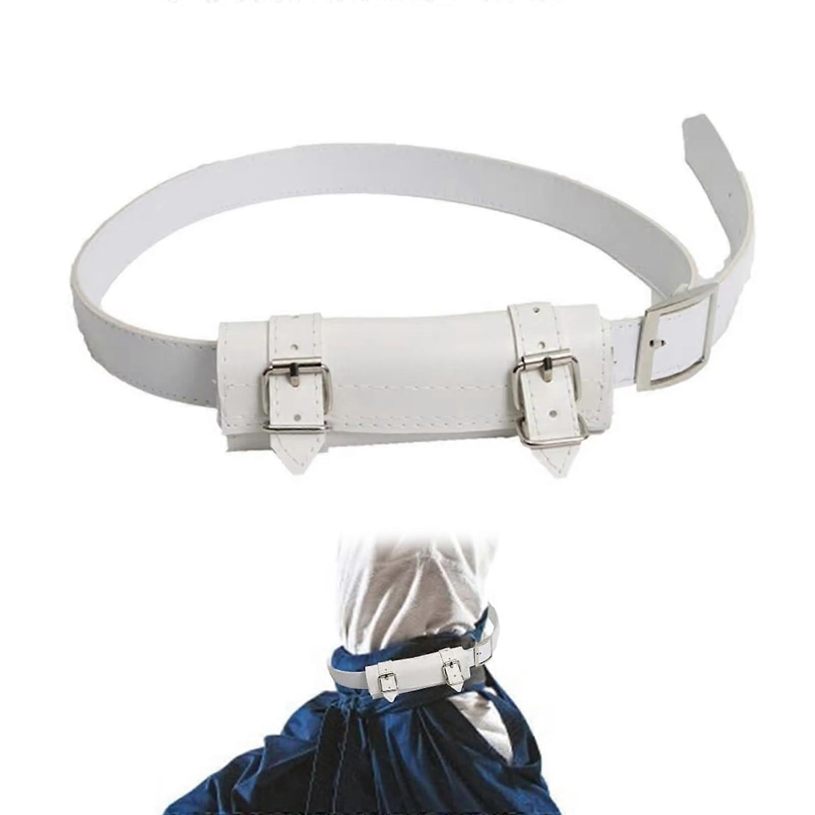 Katana Sword Holder with Belt for Cosplay, White Samurai Accessory for Comfortable Carry, Durable Design for Reenactments