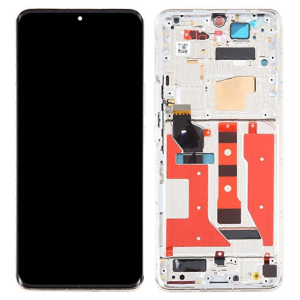 For Honor Magic4 5G OEM Grade S OLED Screen and Digitizer Assembly + Frame (Without Logo)Gold