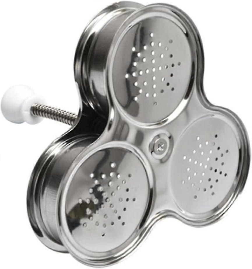 2 Pcs Single Egg Poacher Ring Mold - Stainless Steel Egg Cooking Basket Suitable for Breakfast Cooking
