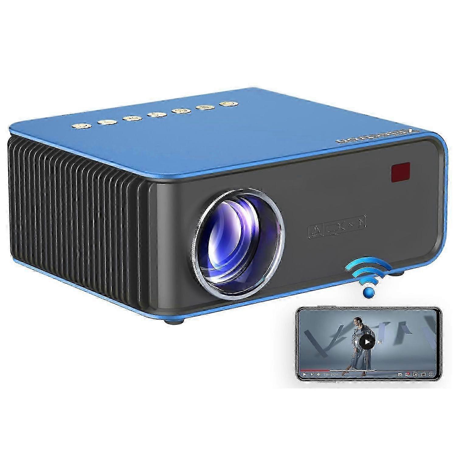 Mini Projector Full HD 600P, Portable projector Compatible with iOS/Android/Tablet/PC/TV Stick/USB | 150 inch Display -GSL