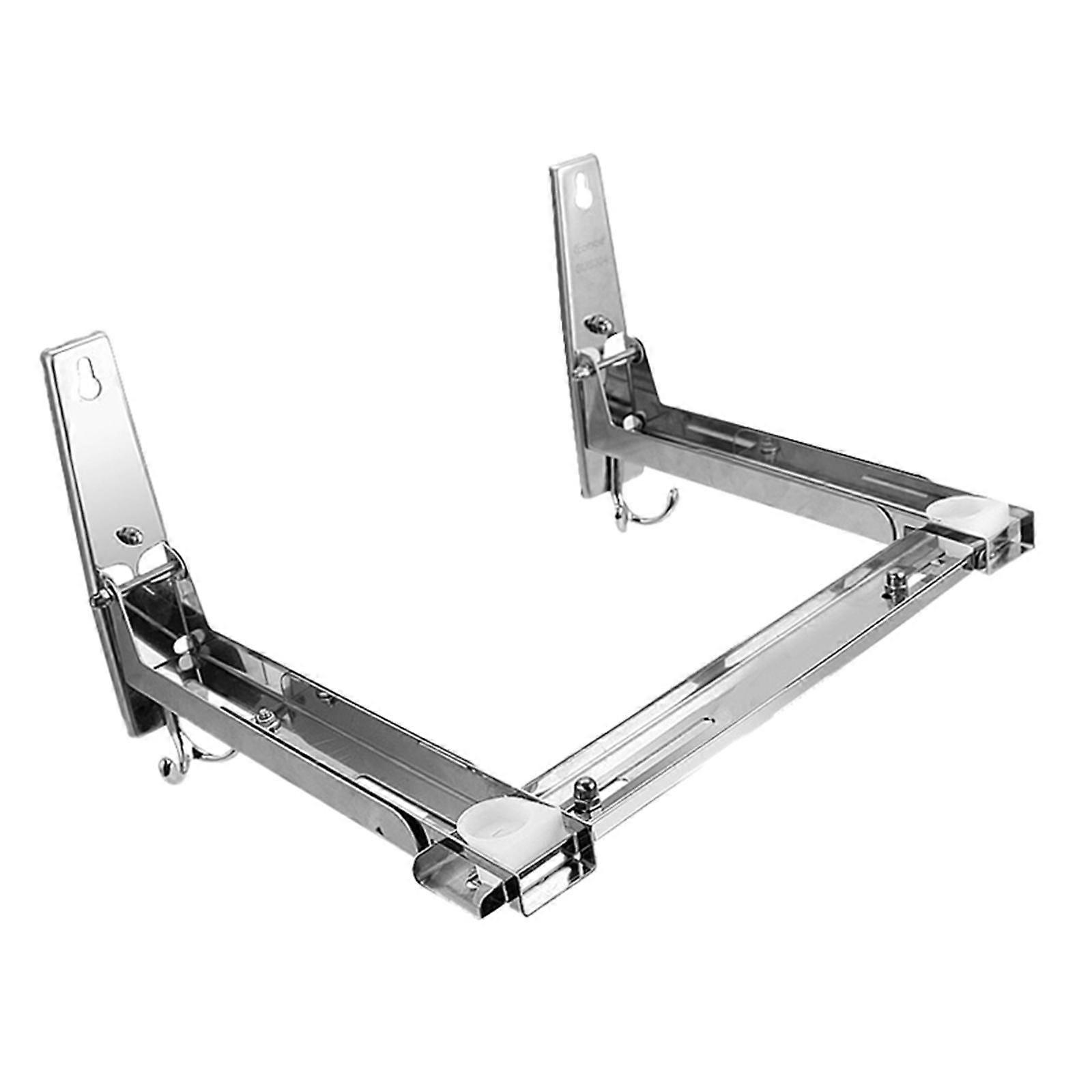 Retrackable Microwave Oven Stand Bracket with Removable Hook 201