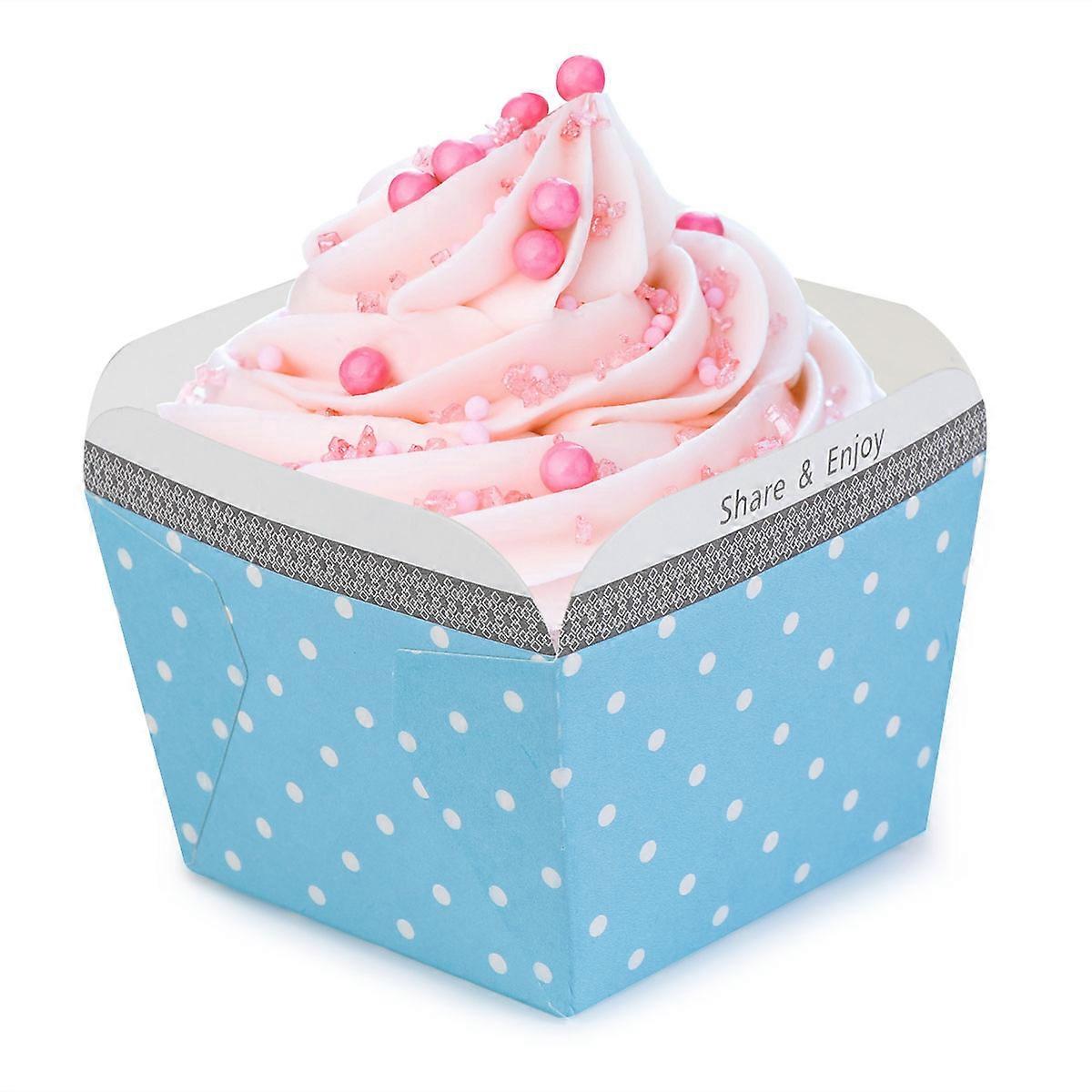 Paper Dessert Bowls 100Pcs Blue for Dessert Use with Versatile Serving