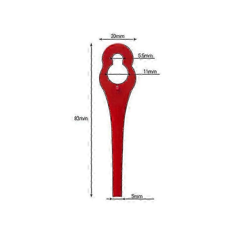 Florabest Border Trimmer Plastic Replacement Blades (FRTA 20 A1, FAT 18B3, FRT) - 100 Blades - LIDL