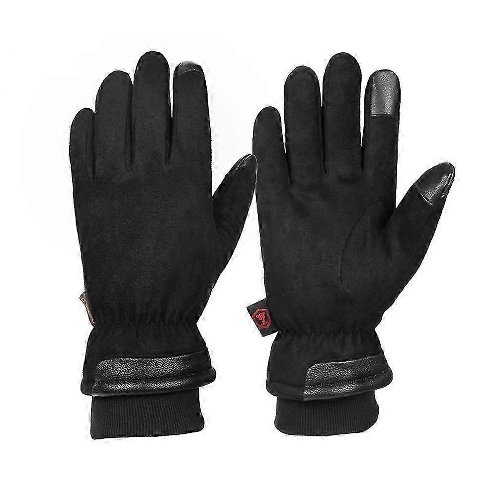 Men'S Winter Gloves Waterproof Gloves For Skiing Cycling Running Motorcycling And Working(L)