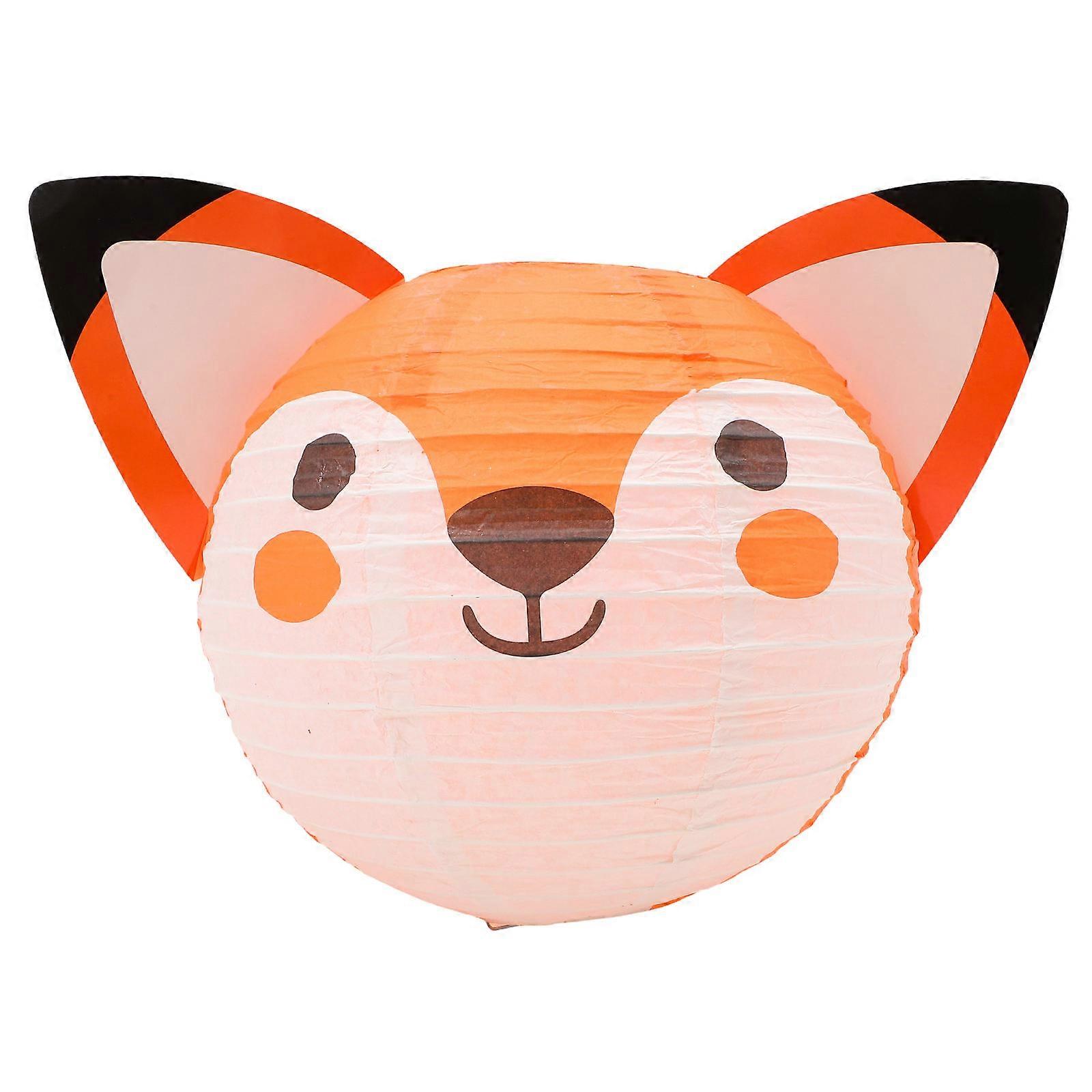 Cute Lantern Decor Paper Lantern Animal Shape Festive Events Childrens Portable Lighting 1Pcs
