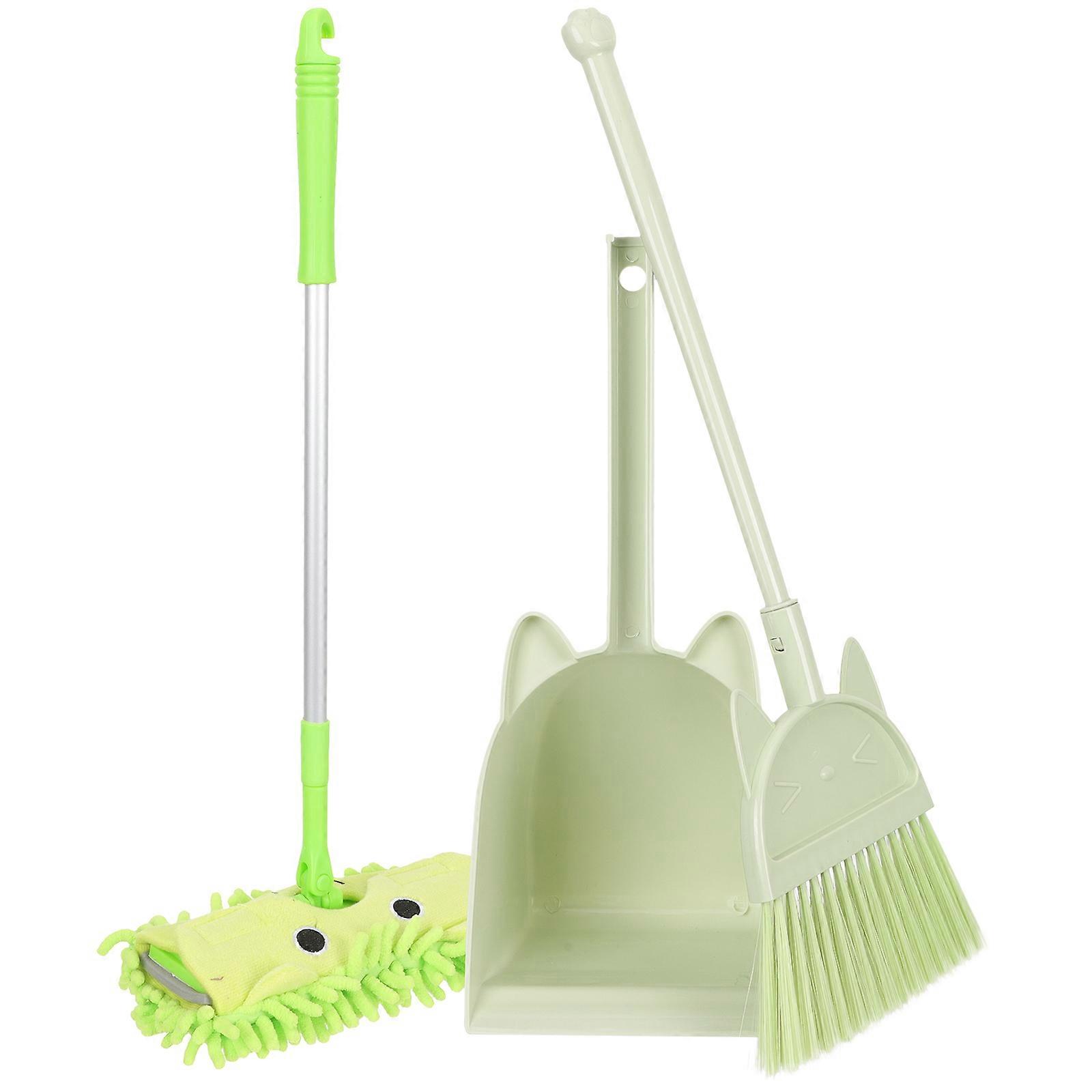 Broom Mop and Dustpan Set for Pretend Play – Cleaning Toy for Boys with Fun Learning Experience