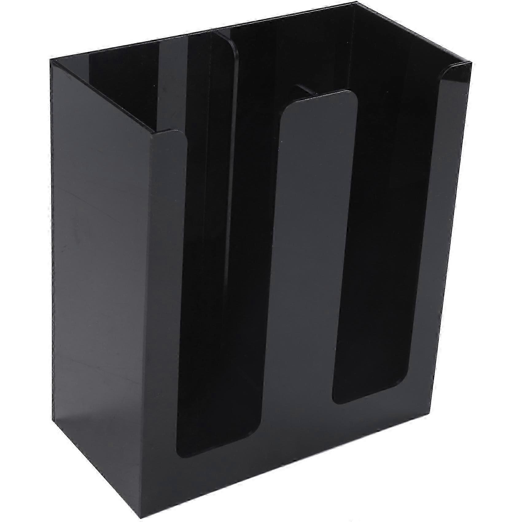 Adjustable Cup and Lid Organizer Dispenser for Paper Cups, Sleeves, Lids Storage - Two-Tier Countertop Rack