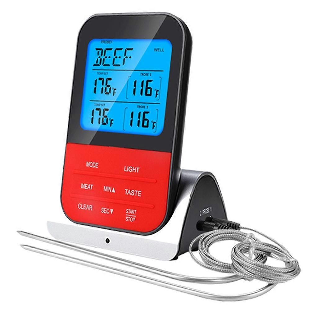 Grilling Thermometer Wireless Remote Kitchen Cooking Meat Thermometer Probes For Professional Chefs 1Set