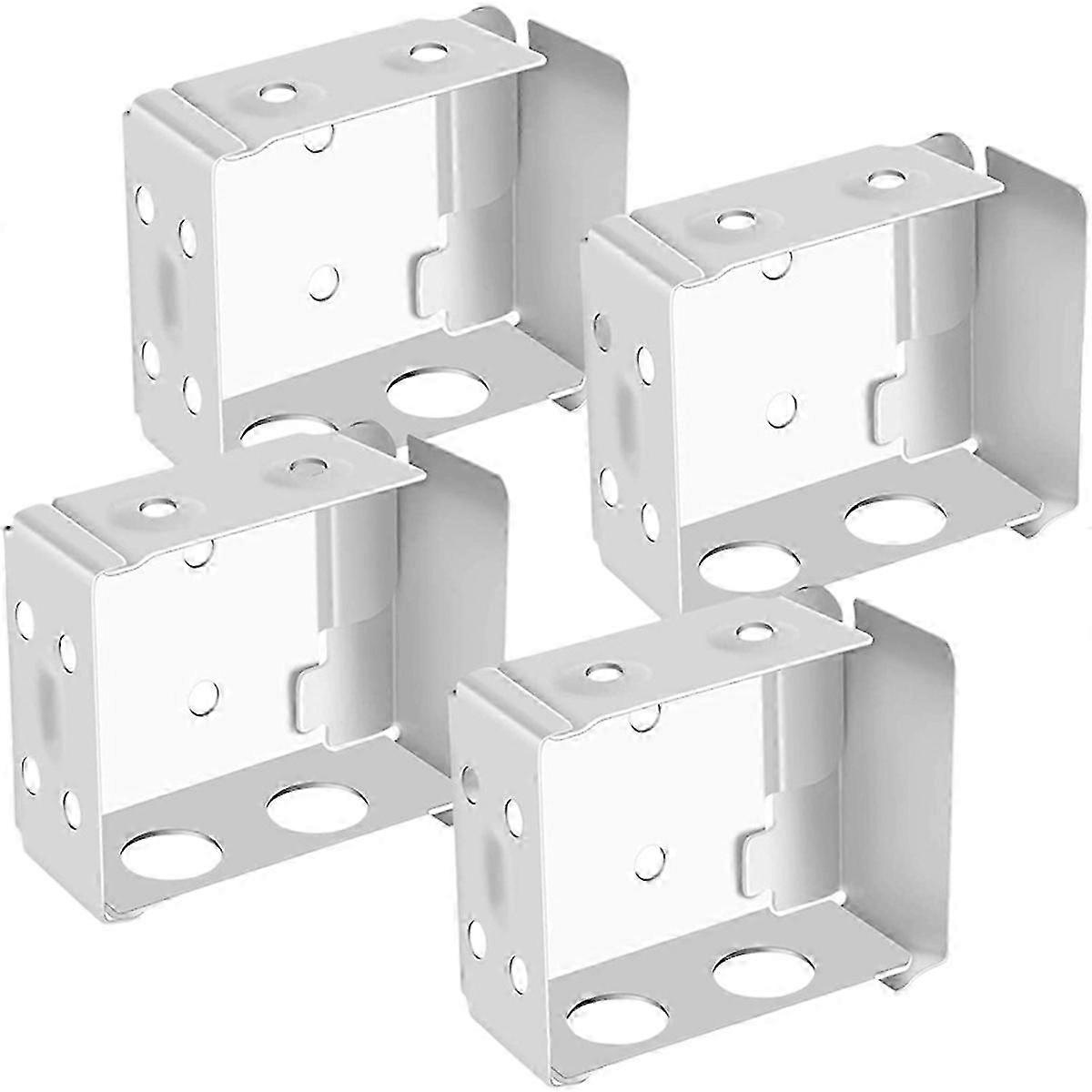4Pcs μίνι τυφλά στηρίγματα, τυφλά στηρίγματα τοποθέτησης παραθύρων μετάλλων ίντσας 2,5 ιντσών