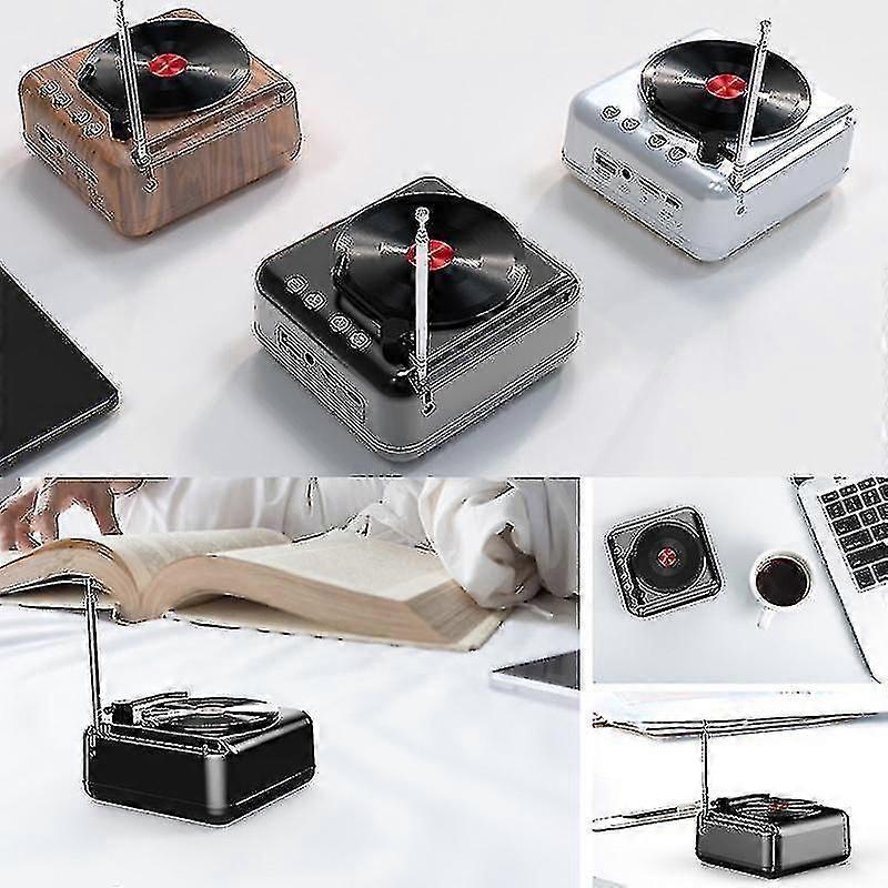 Bebetter Turntable Record Player Portable Vinyl Record Player With Built-in Speakers Classic Vinyl Player