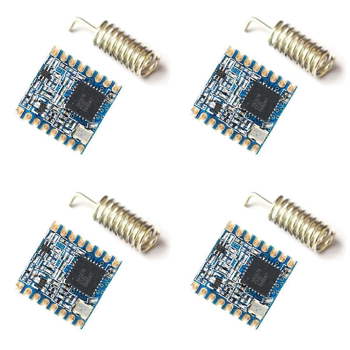 4X Lora Module SX1276 Wireless Transceiver Module Spread Spectrum Long-Range Wireless Communication(