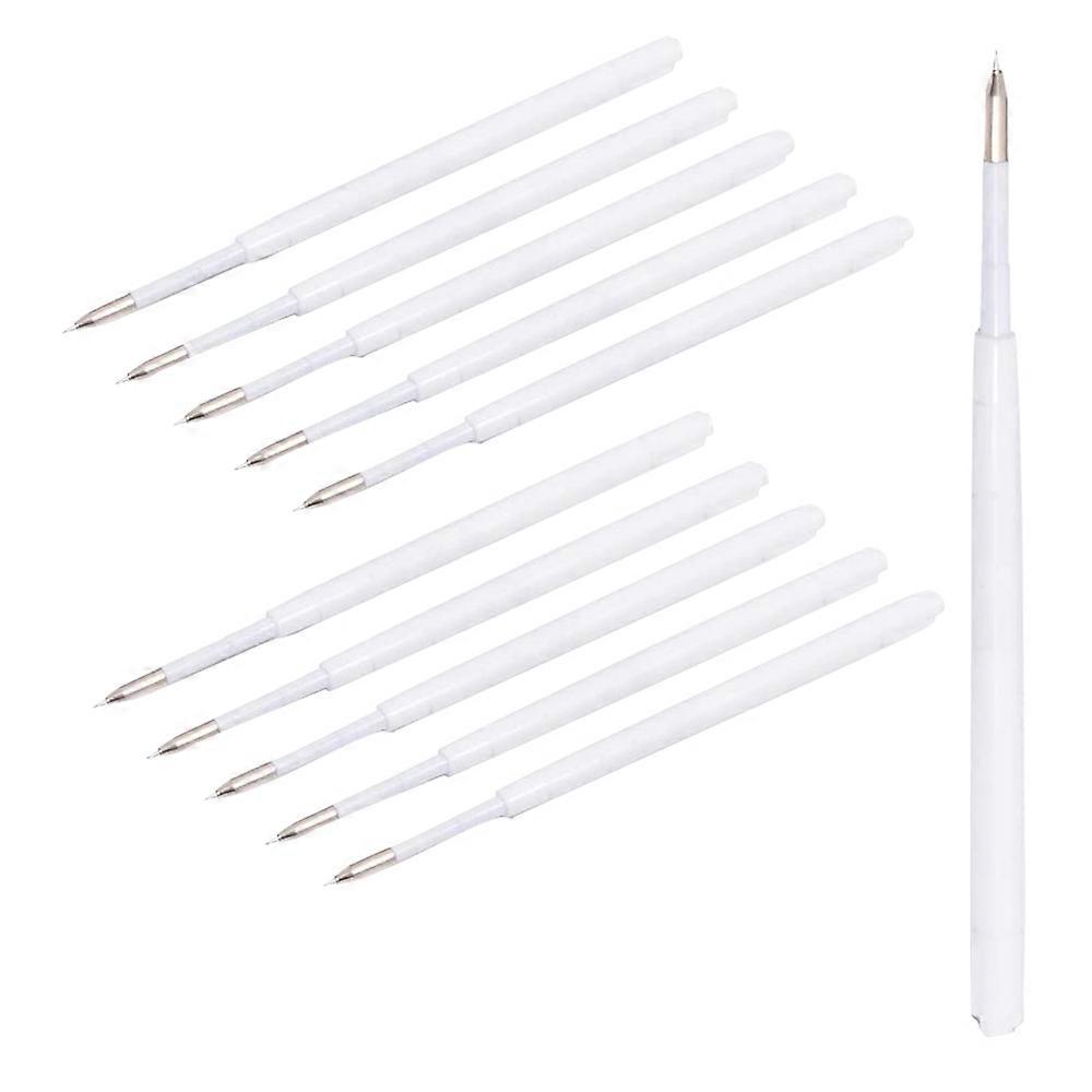10 Pcs Fine Point Pin Pen Refills Spare Refill for Weeding Pens