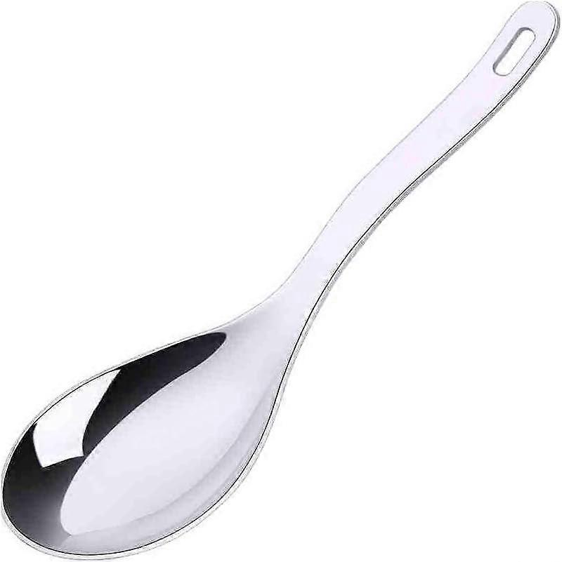 1 long h  le serving spoon for soup, rice