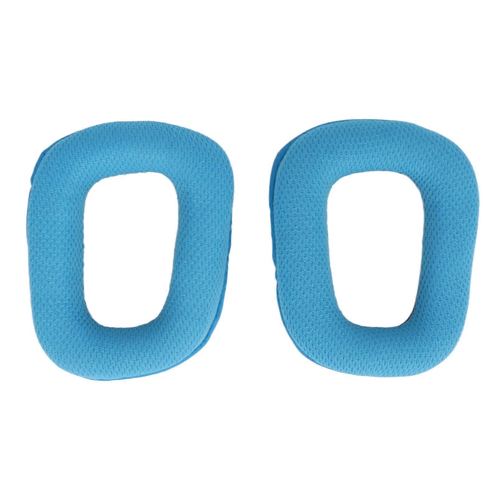 Replacement Memory Foam Ear Pads for Logitech G35, G930, G430, F450 Headset, Blue