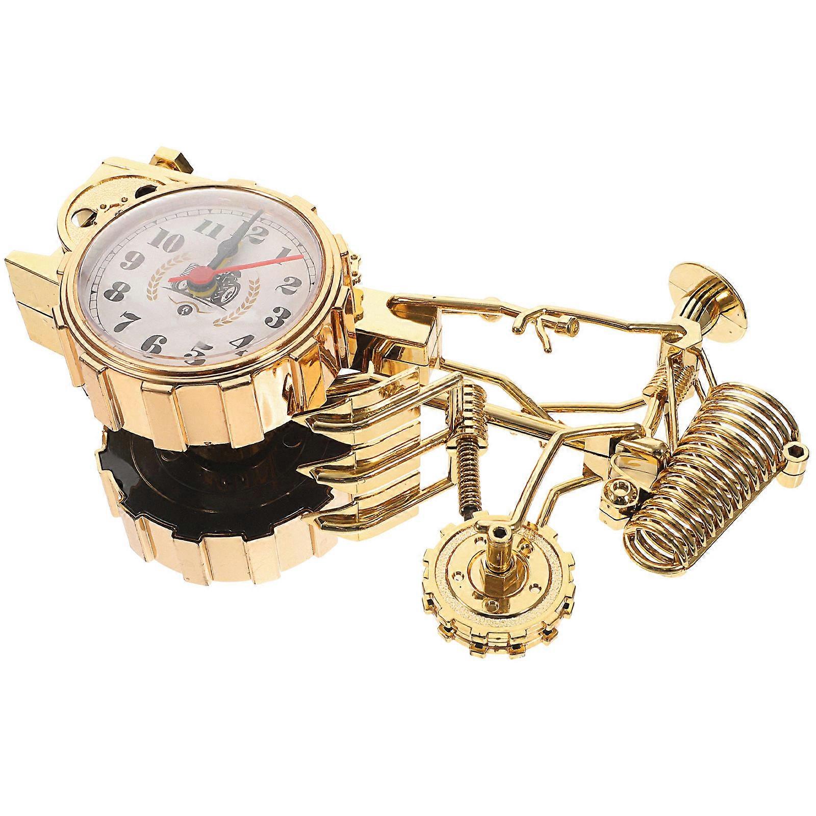 Practical Alarm Clock Tractor Shaped Desk Use For Students Office Use ABS Plastic 23.5X14.5X10CM Retro Style 1Pcs