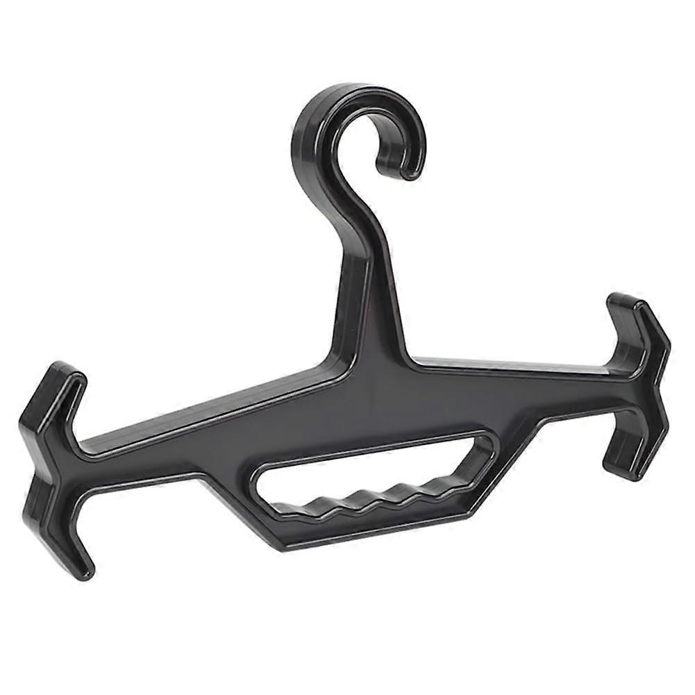 High-Performance Vest Hanger for Neoprene Wetsuits, Durable Black Storage Organizer, 25x40x3 cm, Easy to Use
