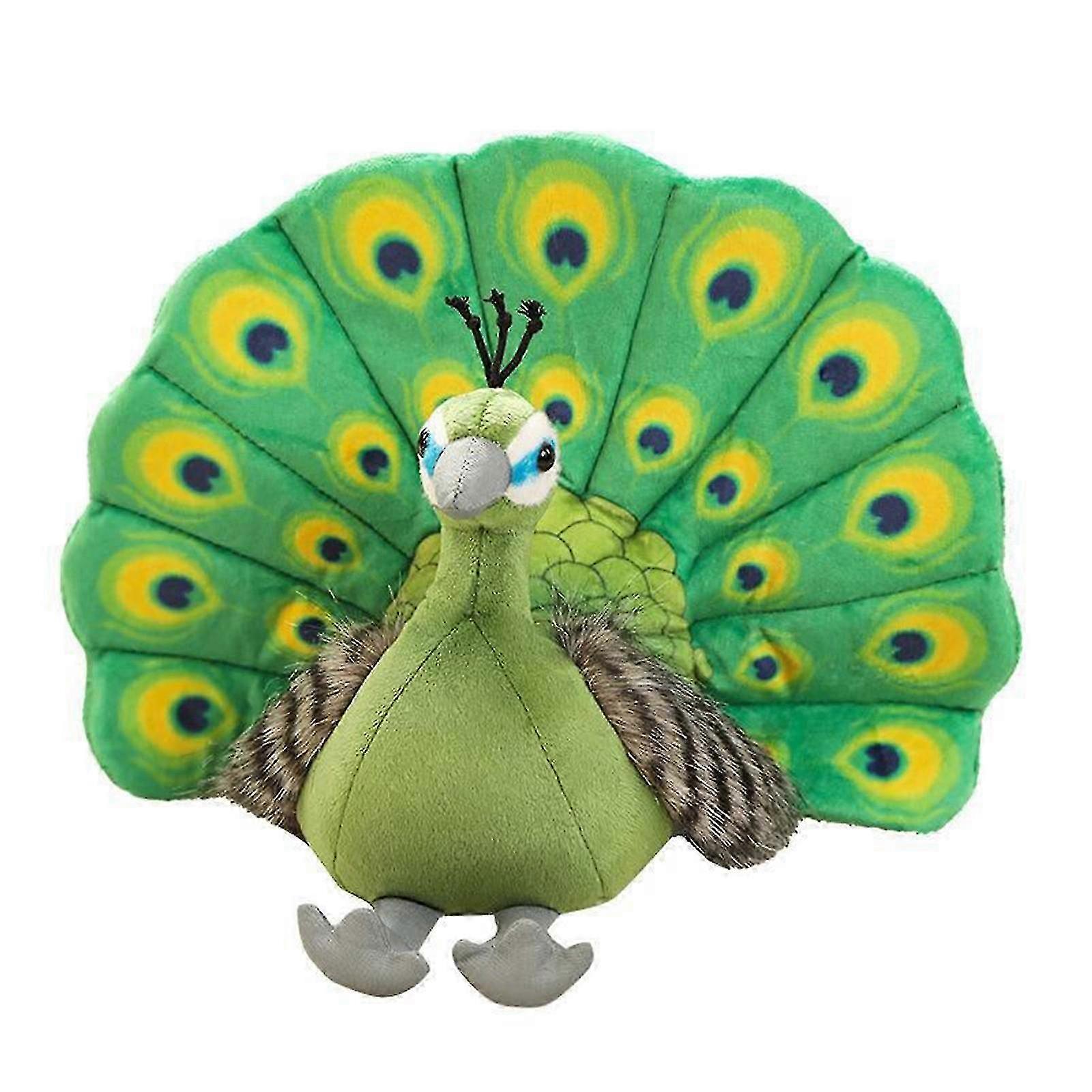 Simulated Peacock Plush Toy Stuffed Animal