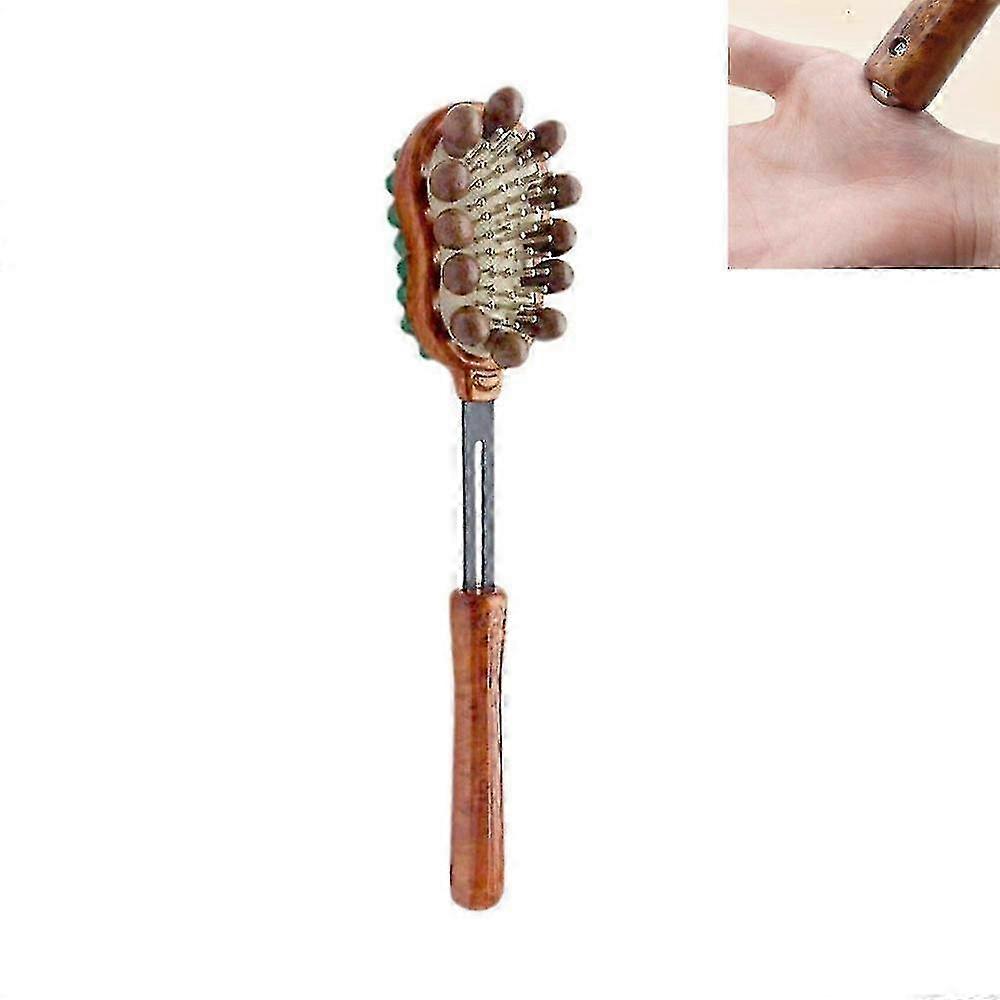 Foldable Bamboo Massage Hammer and Multifunctional Massage Tools for Tapping and Scraping