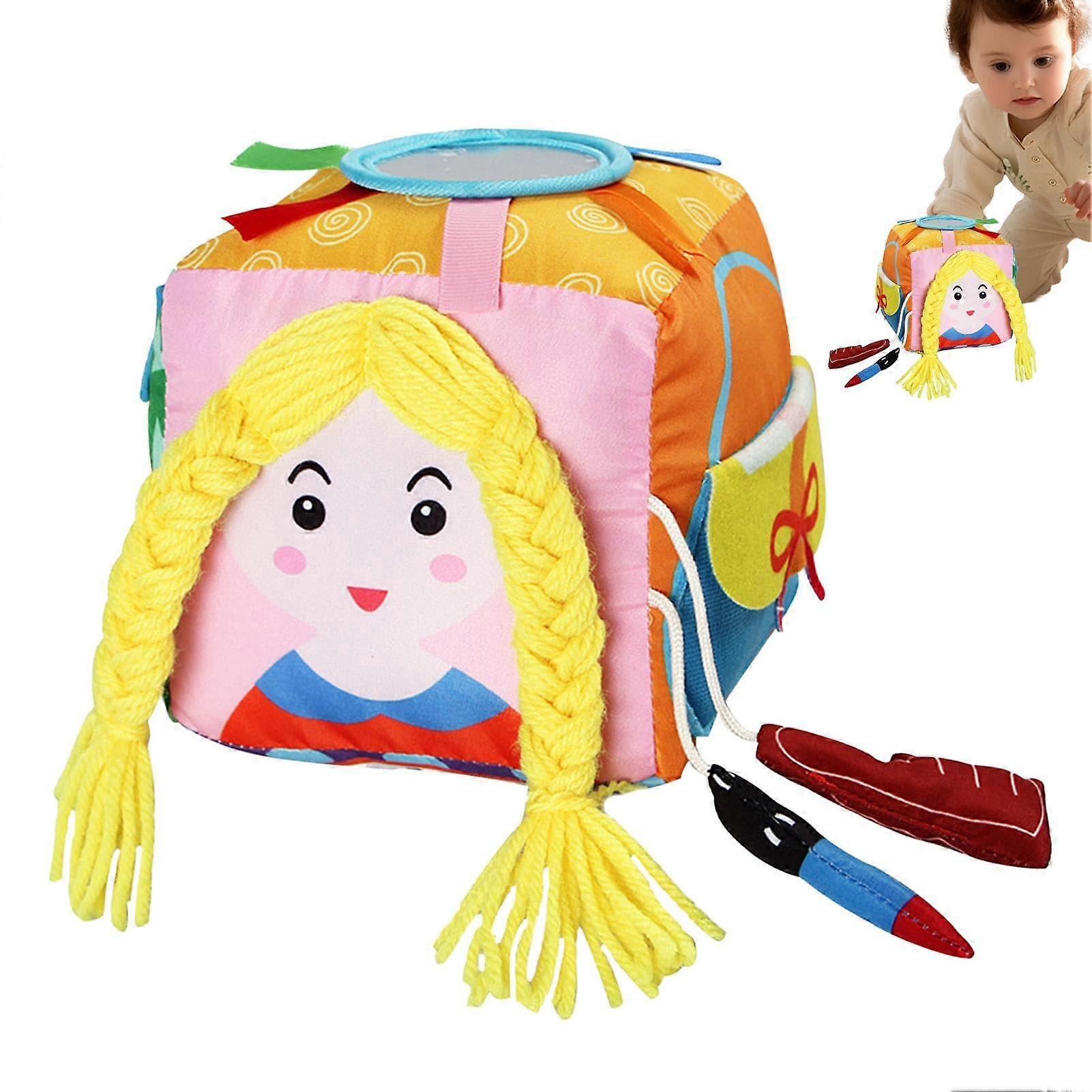 Tissue Box Toy, Educational Toy for Babies 612 Months Plush Toy Babies Activity Toy Sensory Toy
