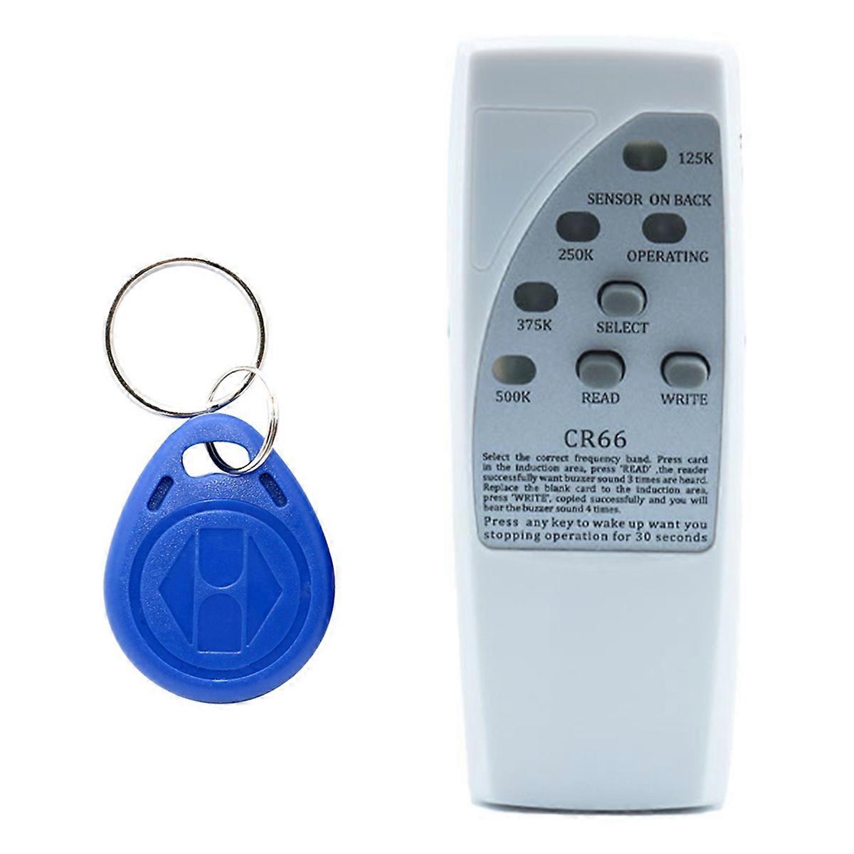 Handheld RFID Smart Chip Reader Writer+5200 Keychain 125Khz ID Copier