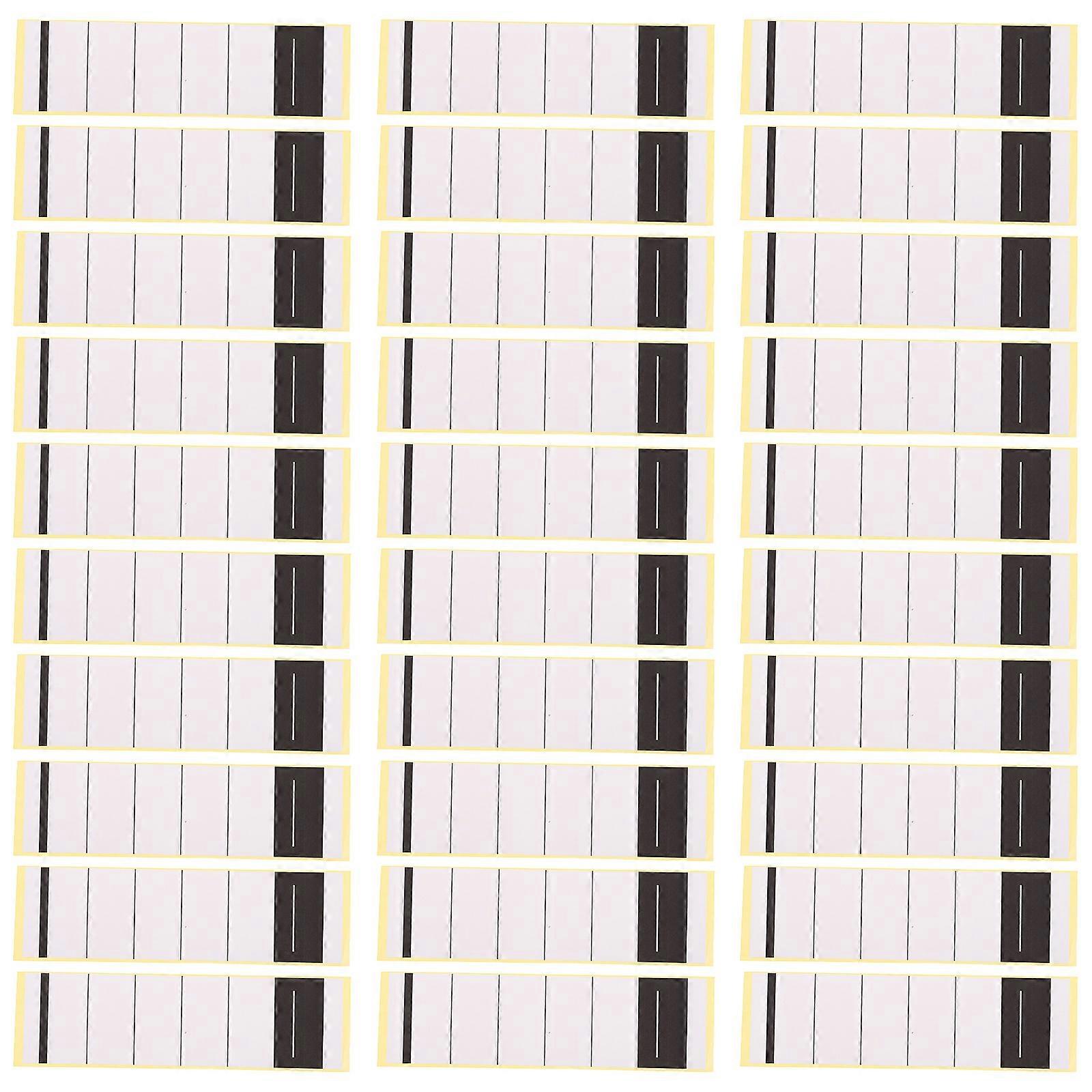 File Organization Binder Labels for Office Use 50Pcs Self-Adhesive White Stickers