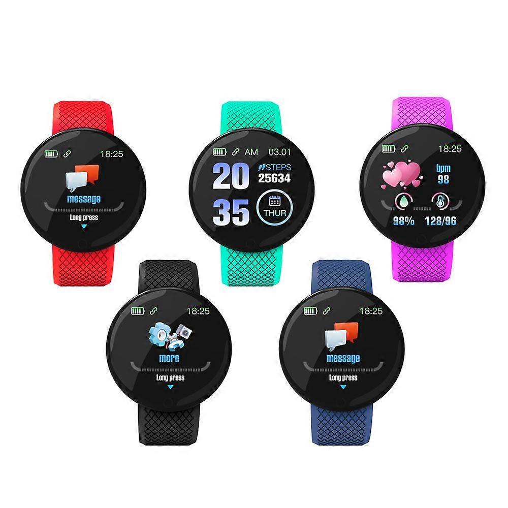 D18 1.3" Waterproof Smartwatch: Heart Rate, Sleep Monitor, iOS/Android, Real-Time Alerts