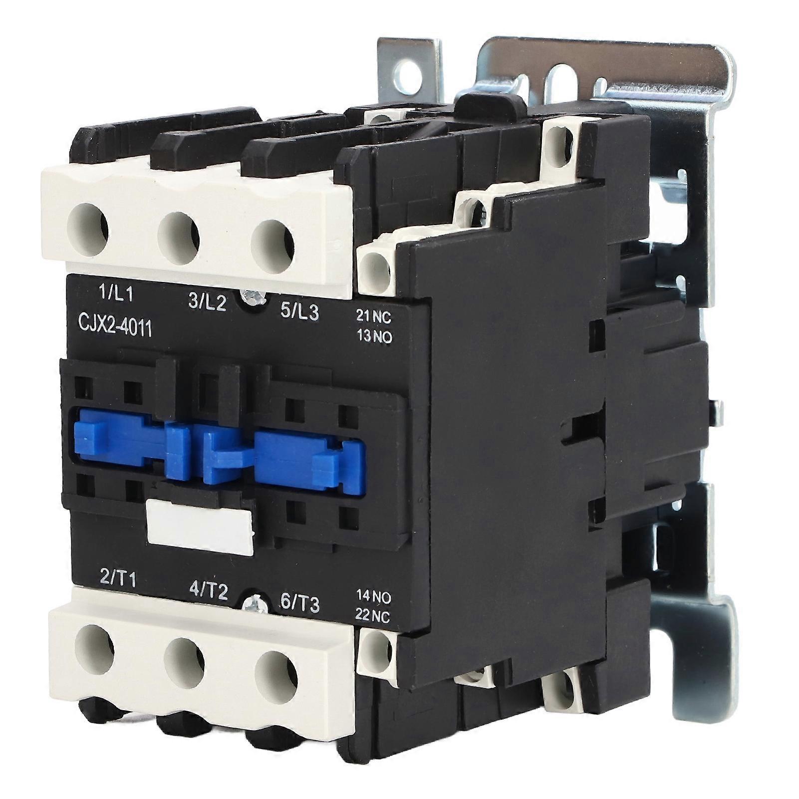AC Flame Retardant Silver Alloy Contact High Sensitivity 40A Electric Contactor for Power Distribution