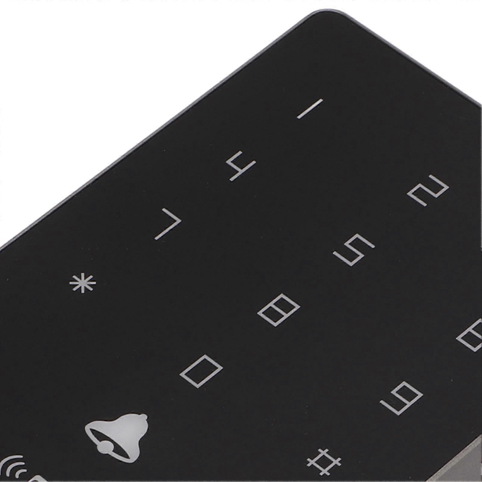 Keypad Touch Access Control System ID Card Backlight with Doorbell Button for Office Buildings Residences