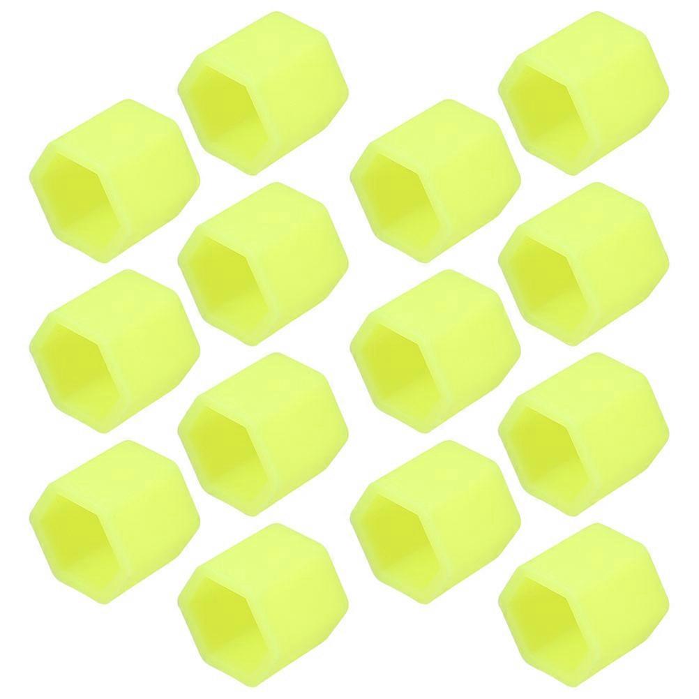 Luminous Silicone Wheel Nut Covers 20pcs Set for Car Tire Lug Nut Protection, Dustproof & Rustproof Hub Caps for Night Driving Safety